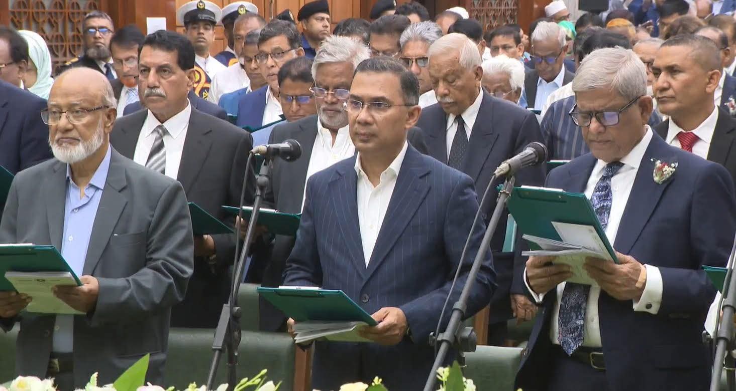 শপথ নিলেন ত্রয়োদশ জাতীয় সংসদের বিএনপির নবনির্বাচিত সদস্যরা।